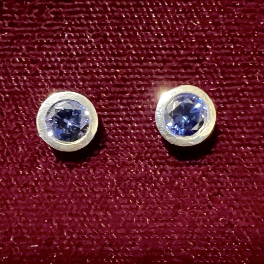 Michael Hill blue CZ studs